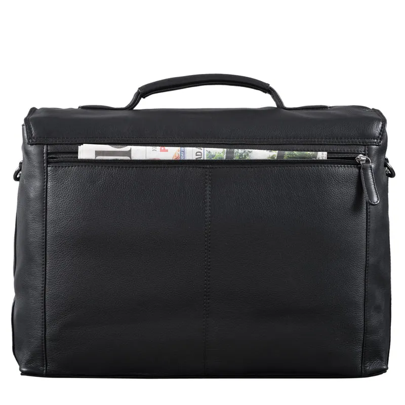 "Jeff" Aktentasche Leder 15 Zoll