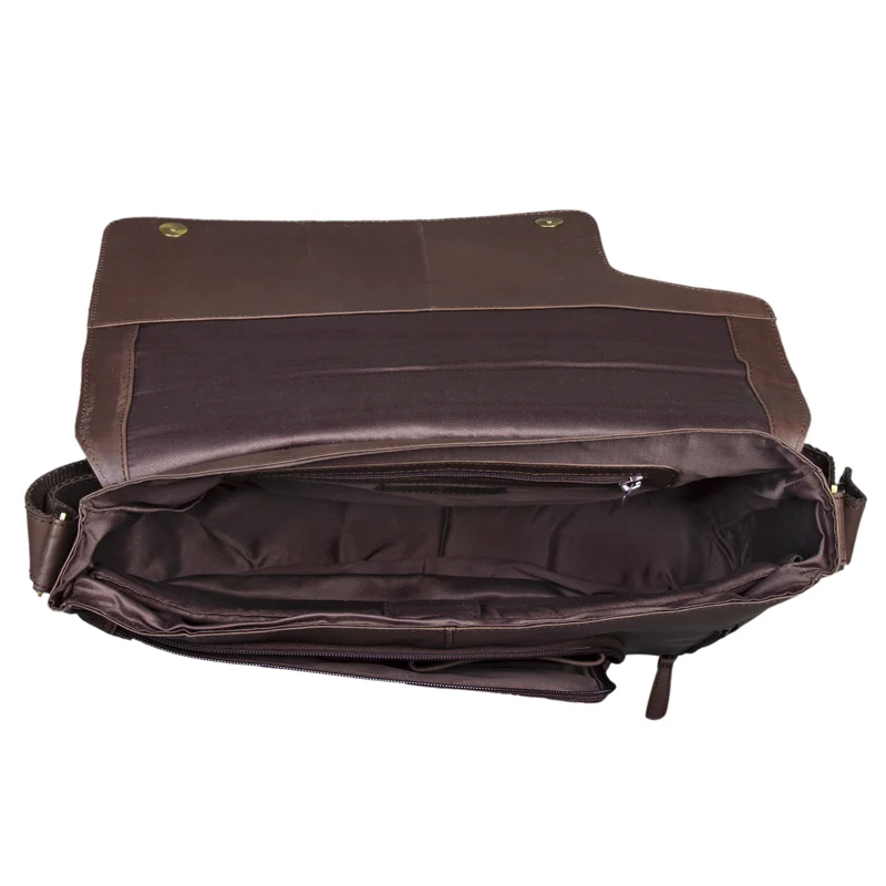 Laptop Messenger Bag Leder Vintage