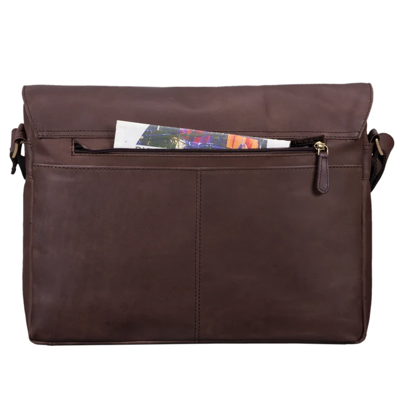 Laptop Messenger Bag Leder Vintage