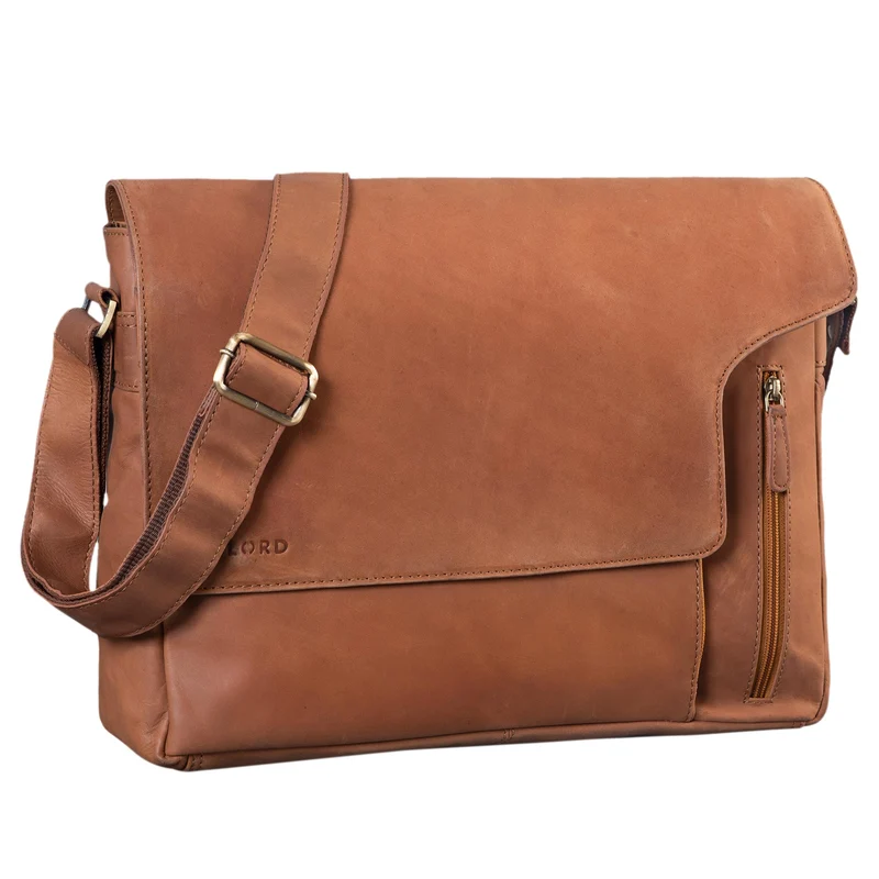 Laptop Messenger Bag Leder Vintage