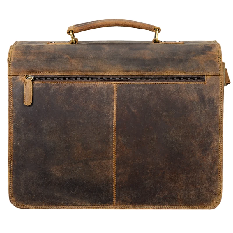 "Andro" Lehrer Aktentasche Leder Vintage