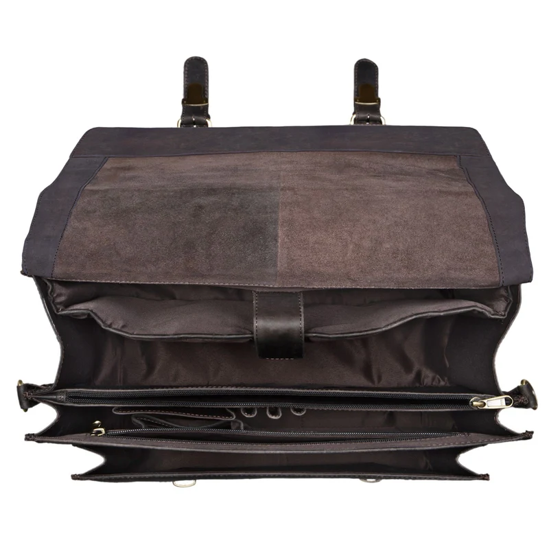 "Andro" Lehrer Aktentasche Leder Vintage