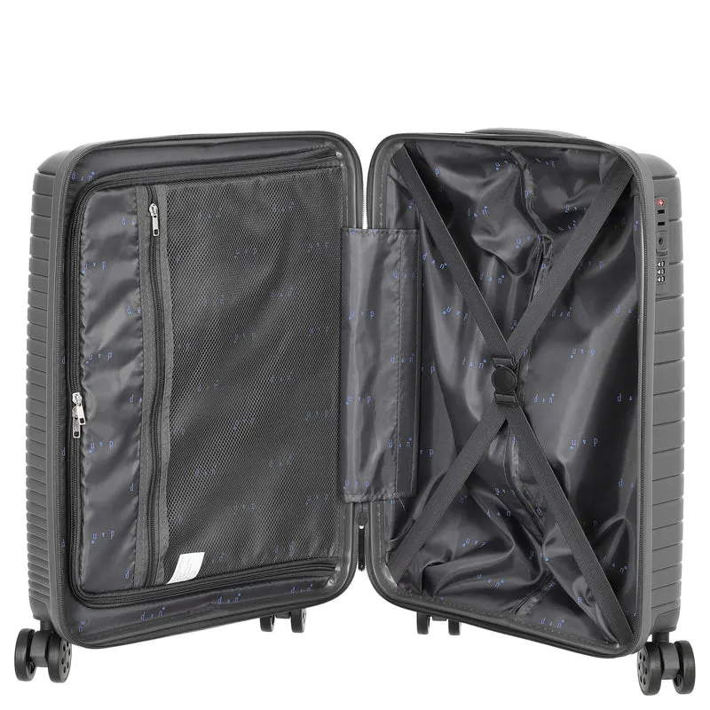 D&N Travel Line 4600 - 4-Rollen-Kabinentrolley S 55 cm (grey)