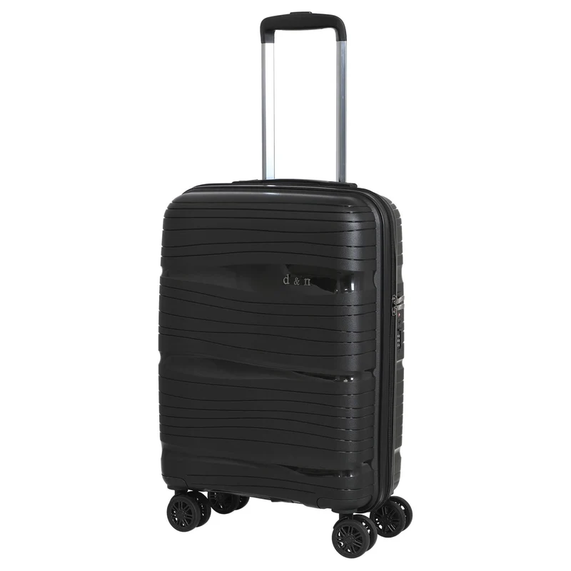 D&N Travel Line 4300 - 4-Rollen-Kabinentrolley S 55 cm (black)