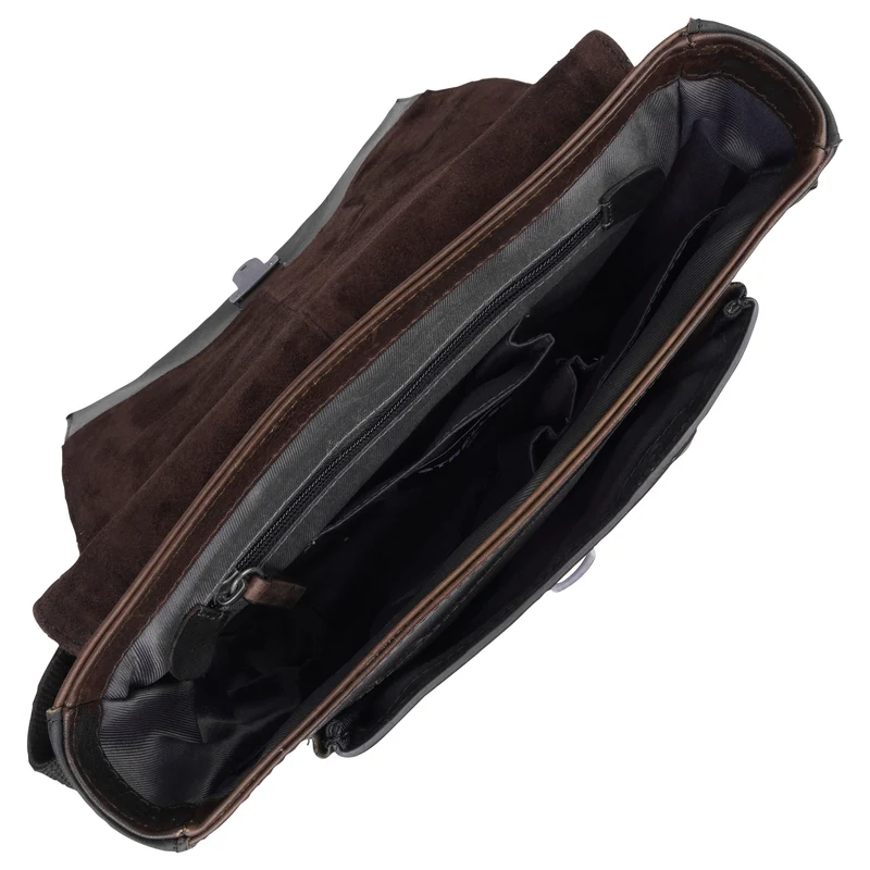 Strellson Brick Lane Jeremy - Schultertasche S 25 cm (darkbrown)
