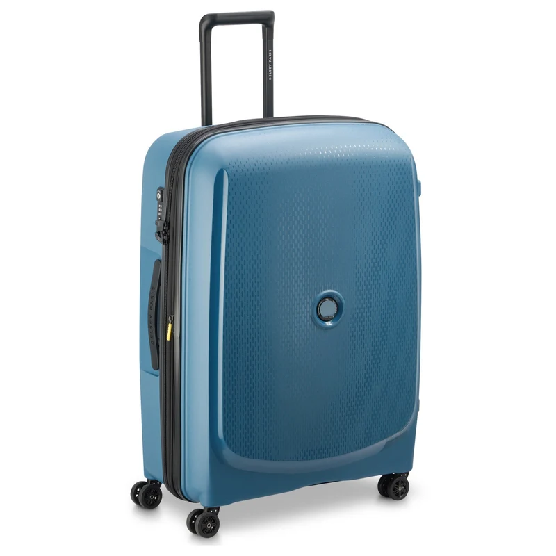 Delsey Paris Belmont Plus - 4-Rollen-Trolley 76 cm erw. (blau)