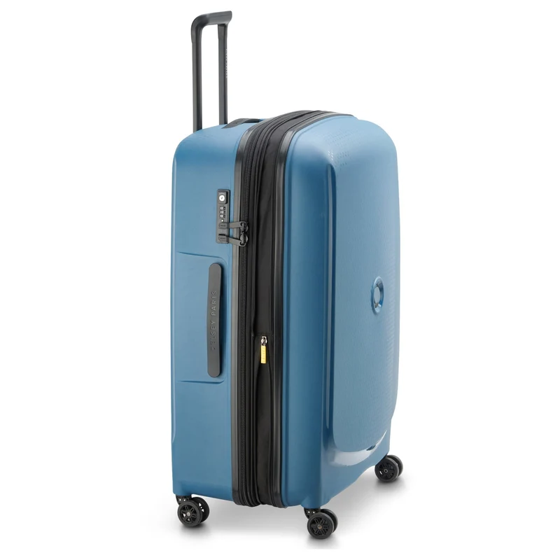 Delsey Paris Belmont Plus - 4-Rollen-Trolley 76 cm erw. (blau)