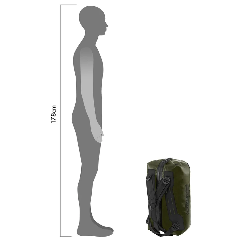 Ortlieb Duffle 40 - Reisetasche/ Rucksack 53 cm (yellow black)
