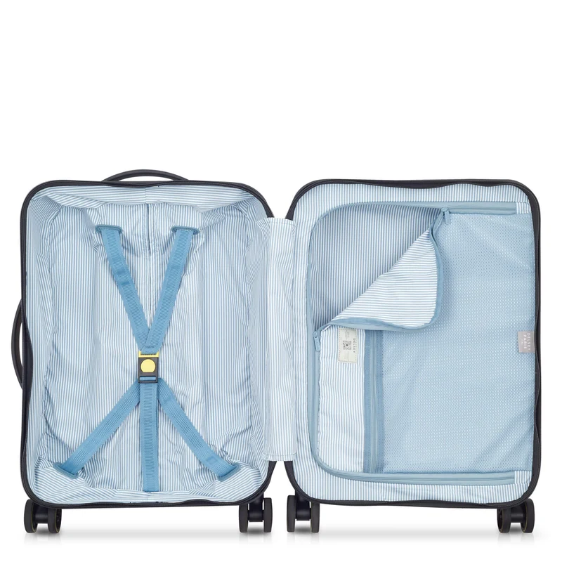 Delsey Paris Turenne 2.0 - 4-Rollen-Kabinentrolley Slim 55 cm (schwarz)