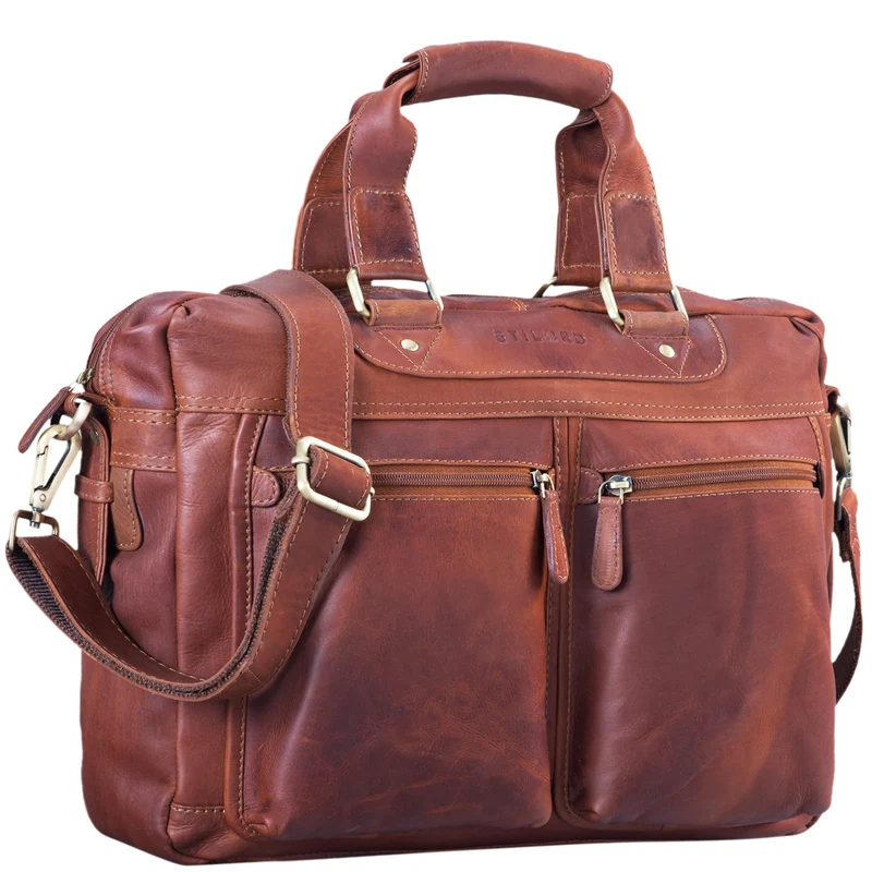 STILORD "Jesse" Business Ledertasche Unisex