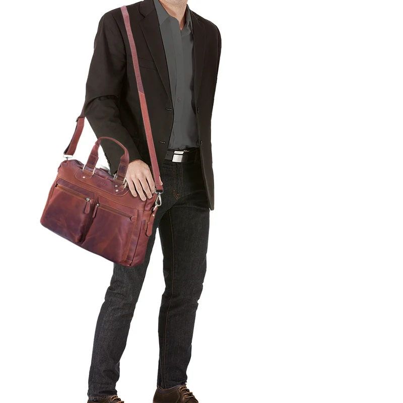 STILORD "Jesse" Business Ledertasche Unisex