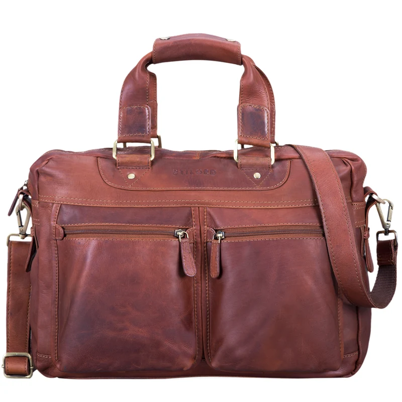 STILORD "Jesse" Business Ledertasche Unisex