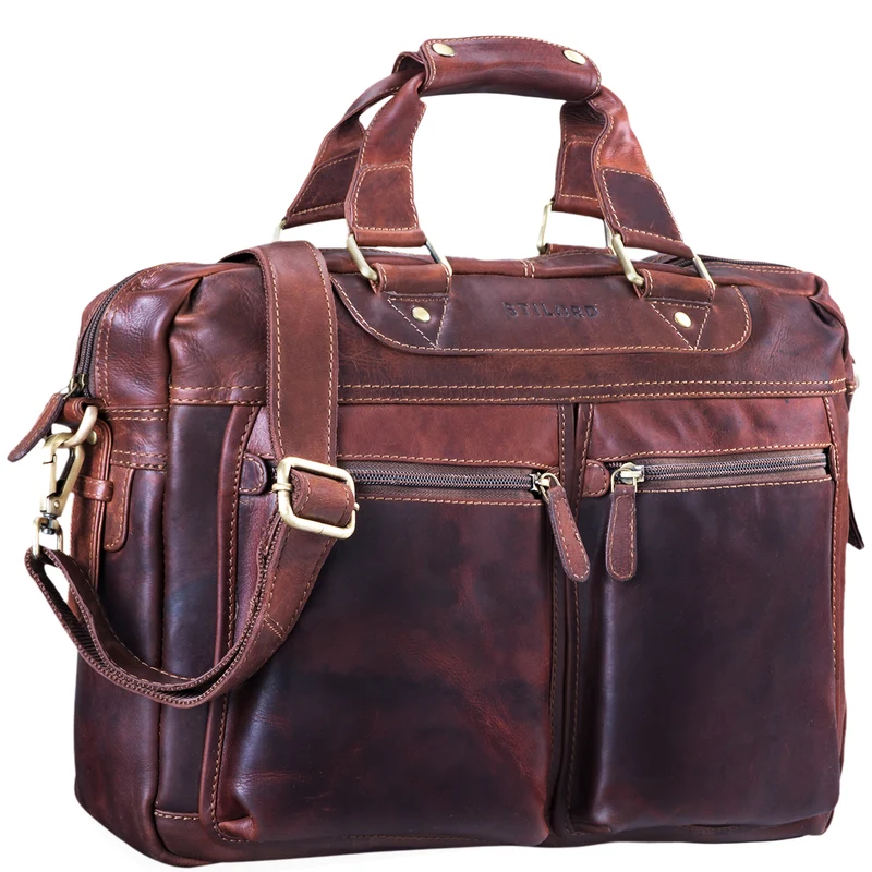 STILORD "Jesse" Business Ledertasche Unisex