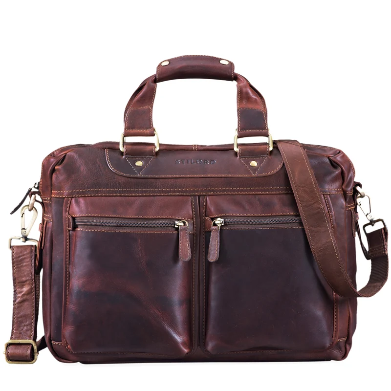STILORD "Jesse" Business Ledertasche Unisex