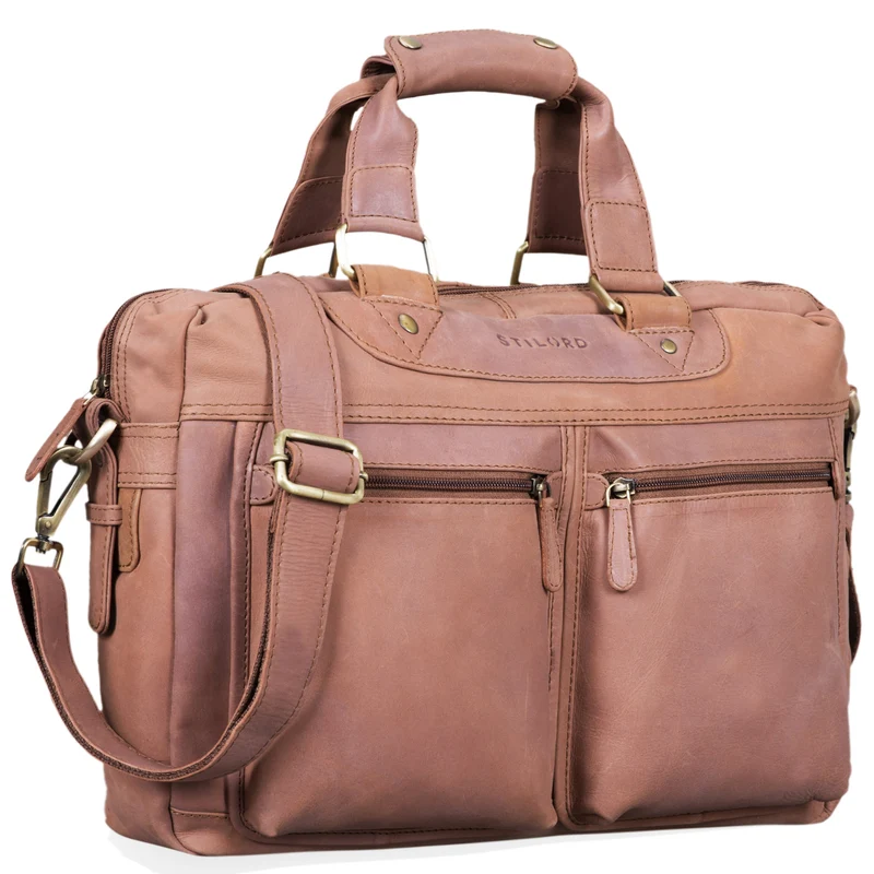 STILORD "Jesse" Business Ledertasche Unisex