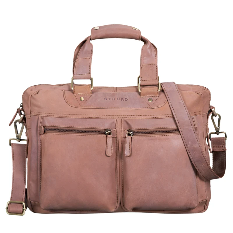STILORD "Jesse" Business Ledertasche Unisex