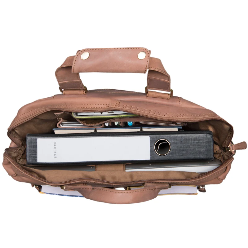 STILORD "Jesse" Business Ledertasche Unisex