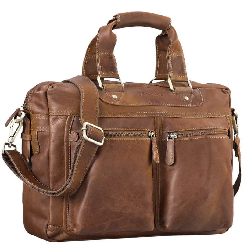 STILORD "Jesse" Business Ledertasche Unisex