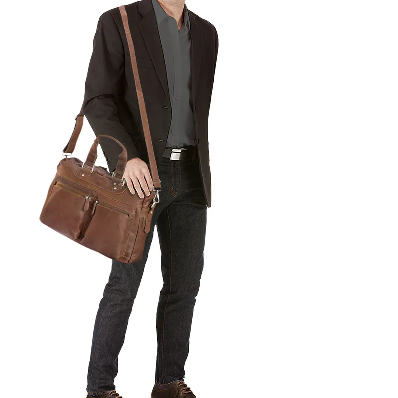 STILORD "Jesse" Business Ledertasche Unisex