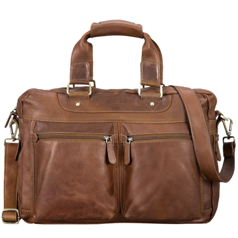 STILORD "Jesse" Business Ledertasche Unisex