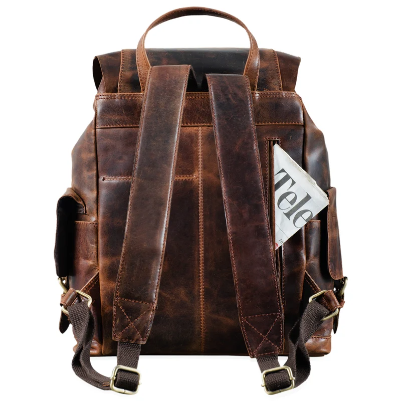 "Austin" Rucksack Laptop Leder 13.3 Zoll