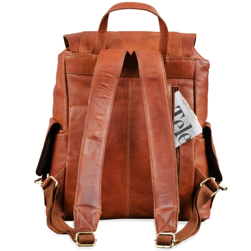 "Austin" Rucksack Laptop Leder 13.3 Zoll