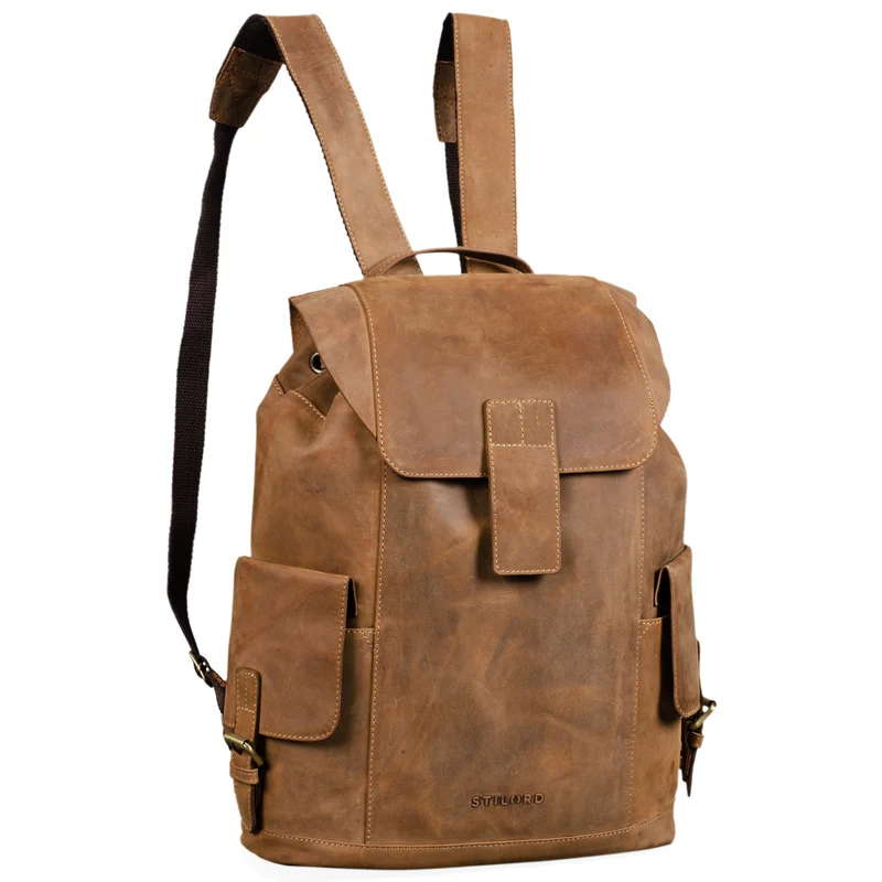"Austin" Rucksack Laptop Leder 13.3 Zoll