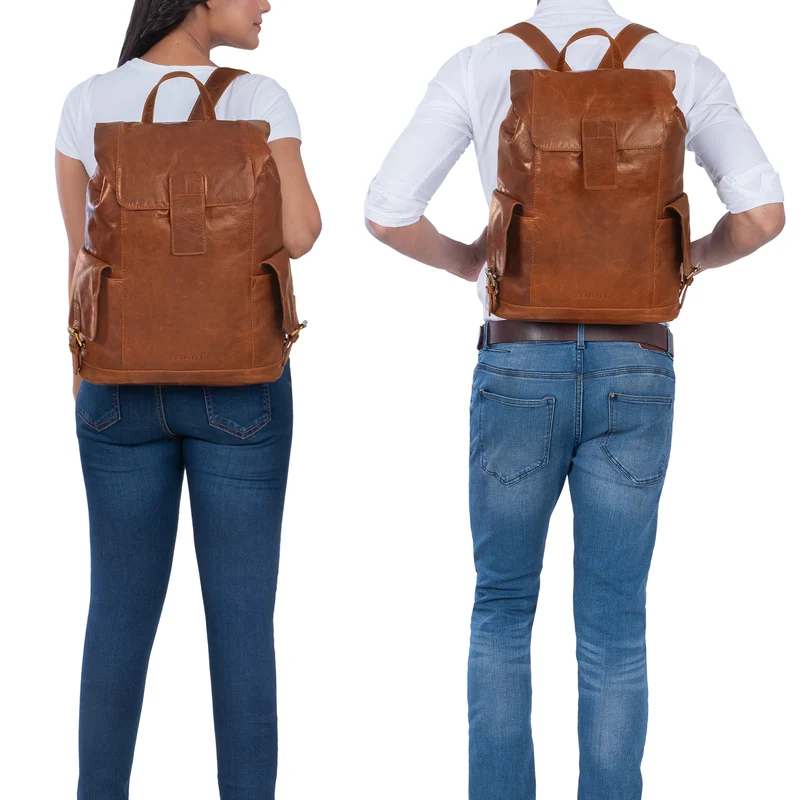 "Austin" Rucksack Laptop Leder 13.3 Zoll