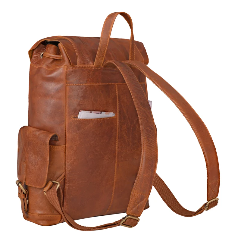 "Austin" Rucksack Laptop Leder 13.3 Zoll
