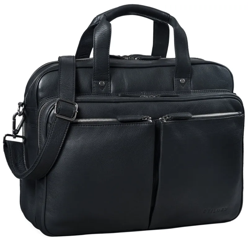 "Remus" Ledertasche zum Umhängen 15,6 Zoll