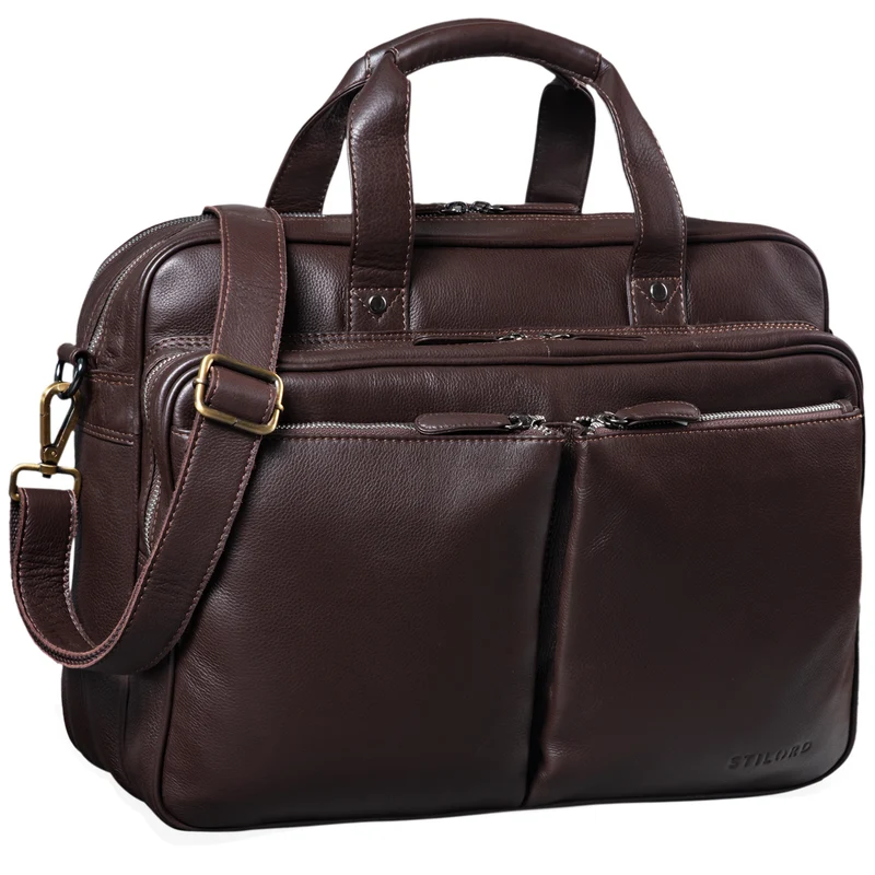 "Remus" Ledertasche zum Umhängen 15,6 Zoll