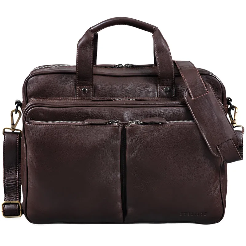 "Remus" Ledertasche zum Umhängen 15,6 Zoll