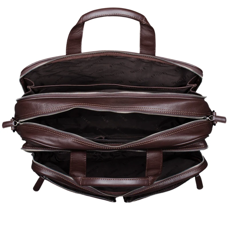 "Remus" Ledertasche zum Umhängen 15,6 Zoll