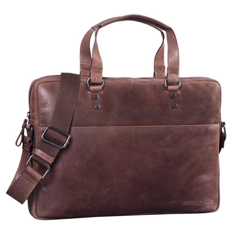 "Cornelius" Leder Aktentasche 15.6 Zoll
