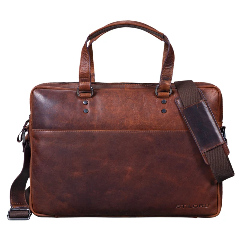 "Cornelius" Leder Aktentasche 15.6 Zoll