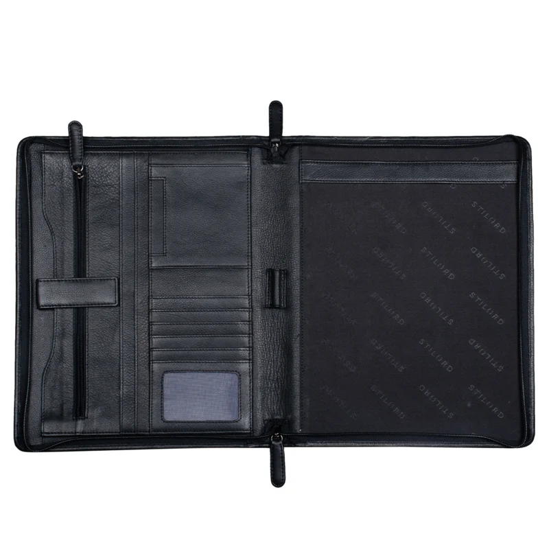 "Scott" Vintage Dokumentenmappe Echtes Leder