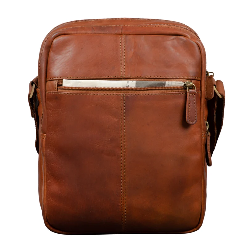 "Harry" Vintage Schultertasche Männer Leder