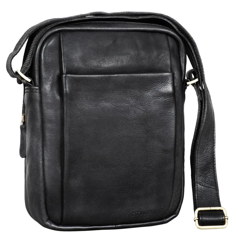 "Harry" Vintage Schultertasche Männer Leder
