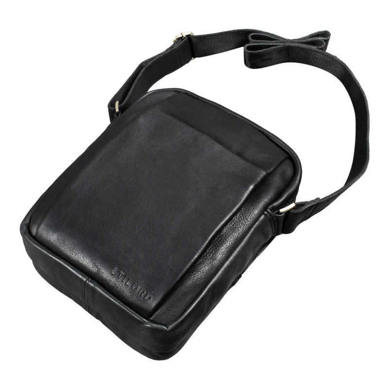 "Harry" Vintage Schultertasche Männer Leder