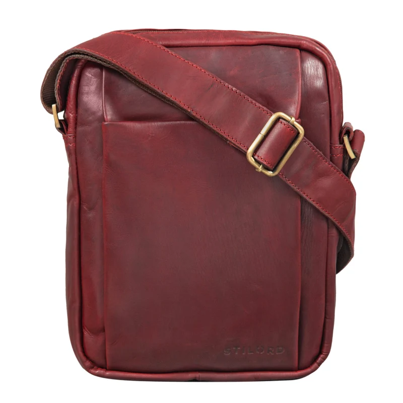 "Harry" Vintage Schultertasche Männer Leder