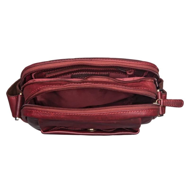 "Harry" Vintage Schultertasche Männer Leder