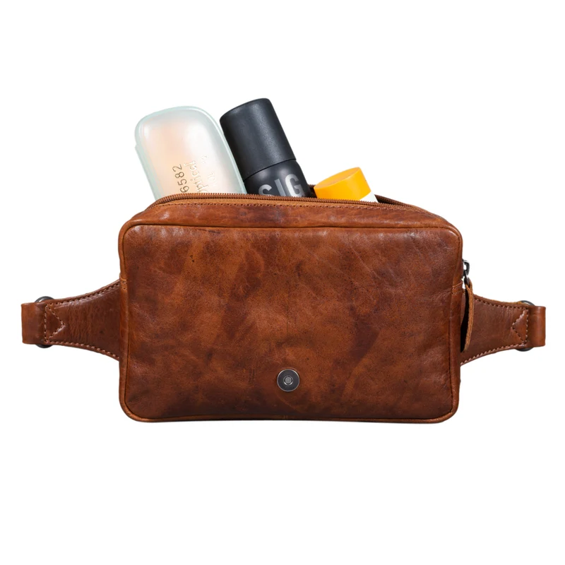 "Ian" Gürteltasche Leder Herren