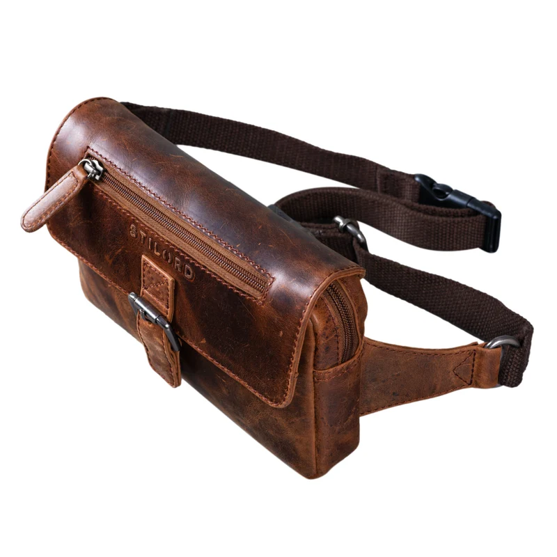 "Ian" Gürteltasche Leder Herren