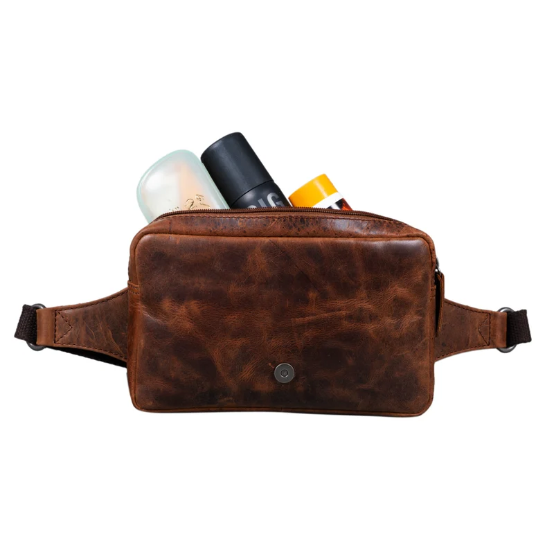 "Ian" Gürteltasche Leder Herren