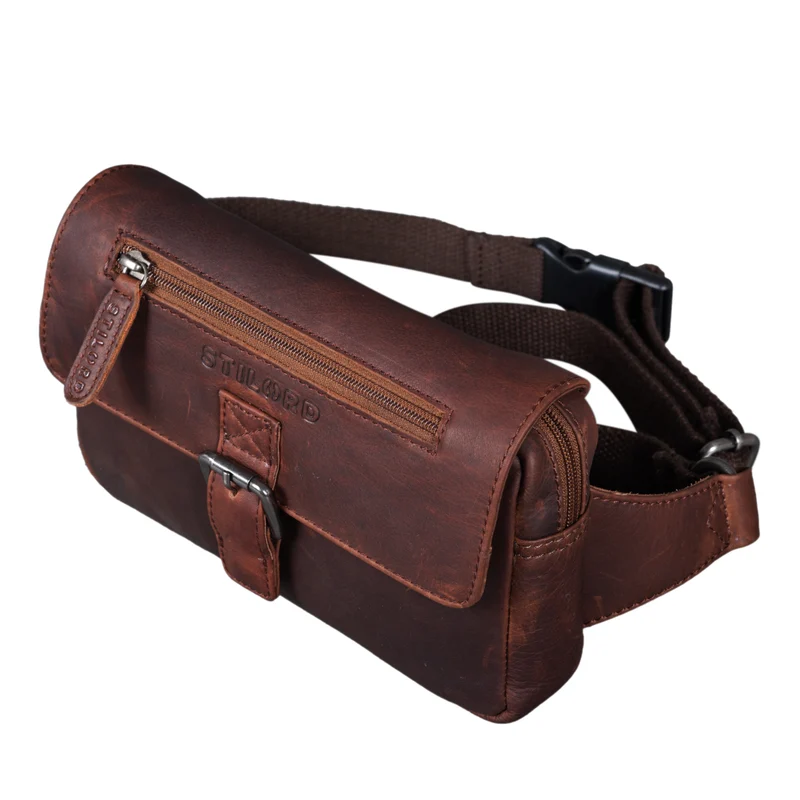 "Ian" Gürteltasche Leder Herren