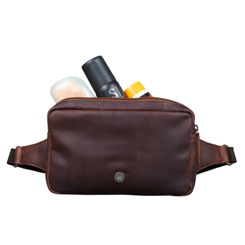 "Ian" Gürteltasche Leder Herren