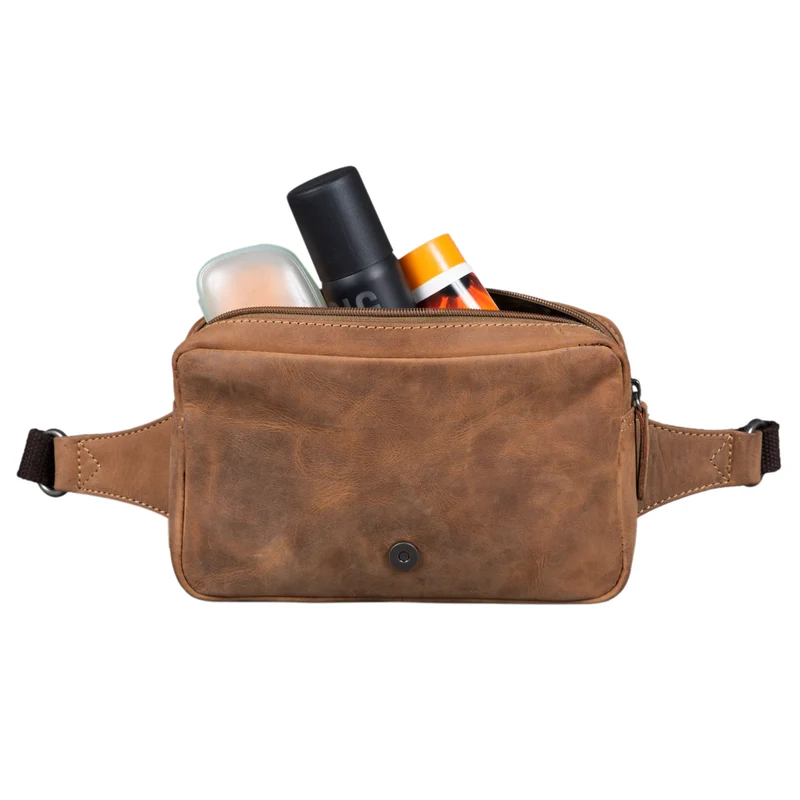 "Ian" Gürteltasche Leder Herren