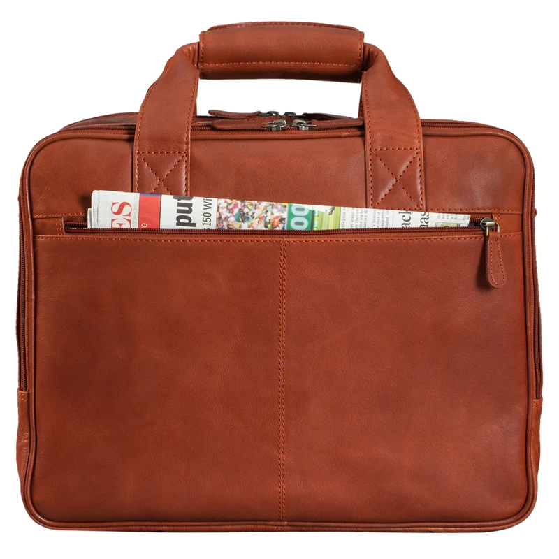 "Excelsior" XXL Aktentasche Herren Leder Große Laptoptasche 17+ Zoll