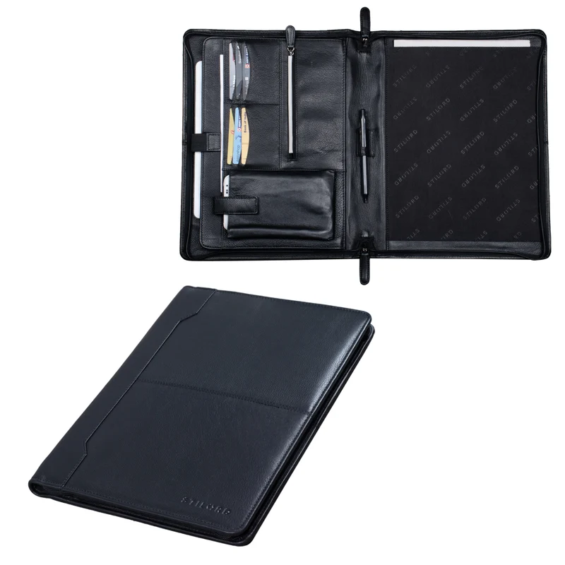 "Harrison" Leder Schreibmappe 12 Zoll Tablets