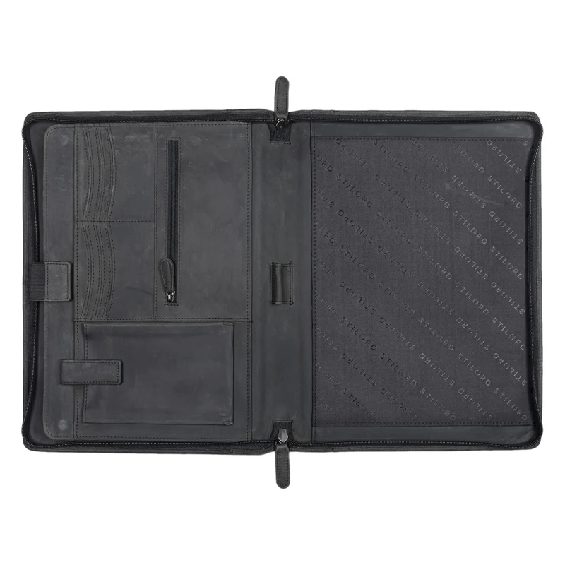 "Harrison" Leder Schreibmappe 12 Zoll Tablets
